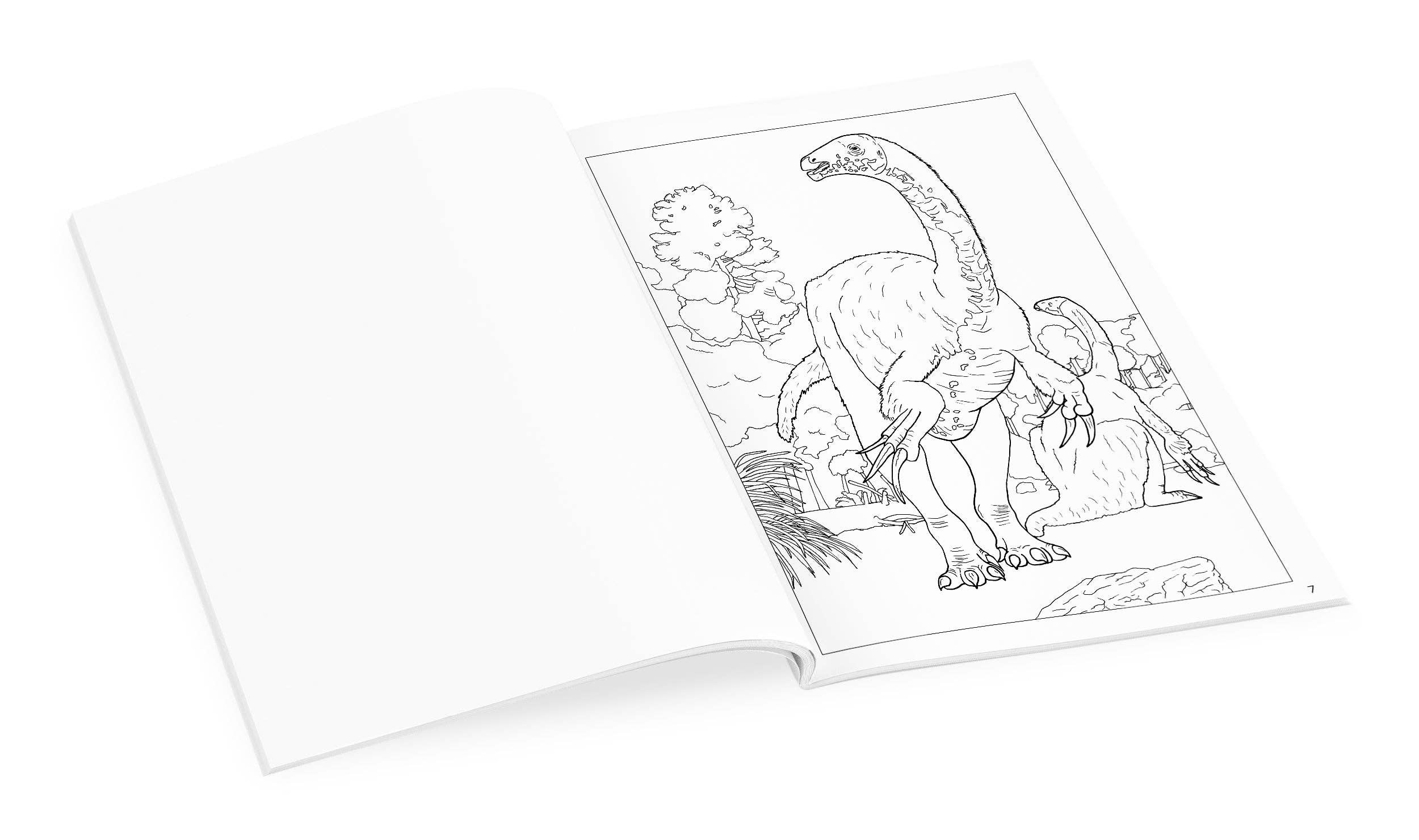 Dinosaurs Coloring Book