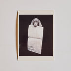 Newspaper Dog Post Card