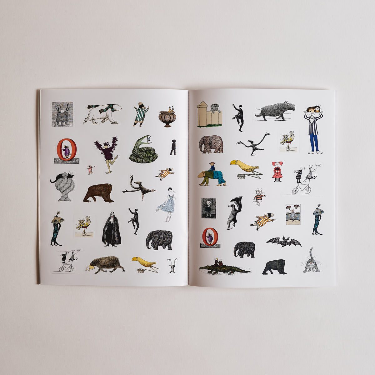 Edward Gorey Sticker Book