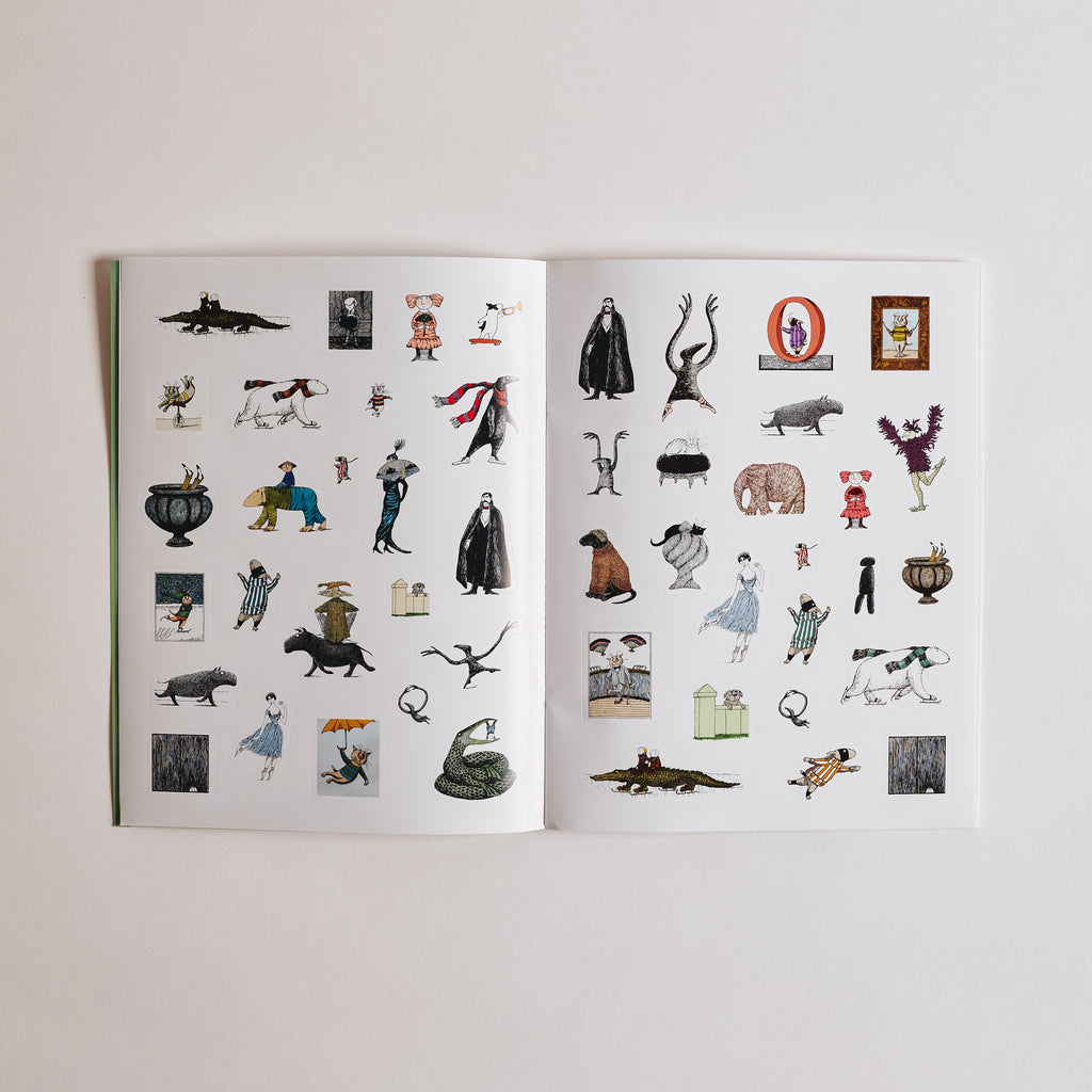 Edward Gorey Sticker Book