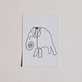 Elephant Post Card