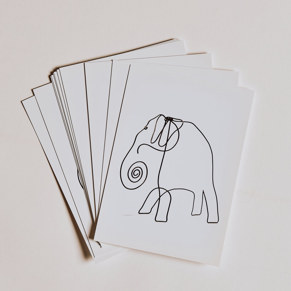 Elephant Post Card