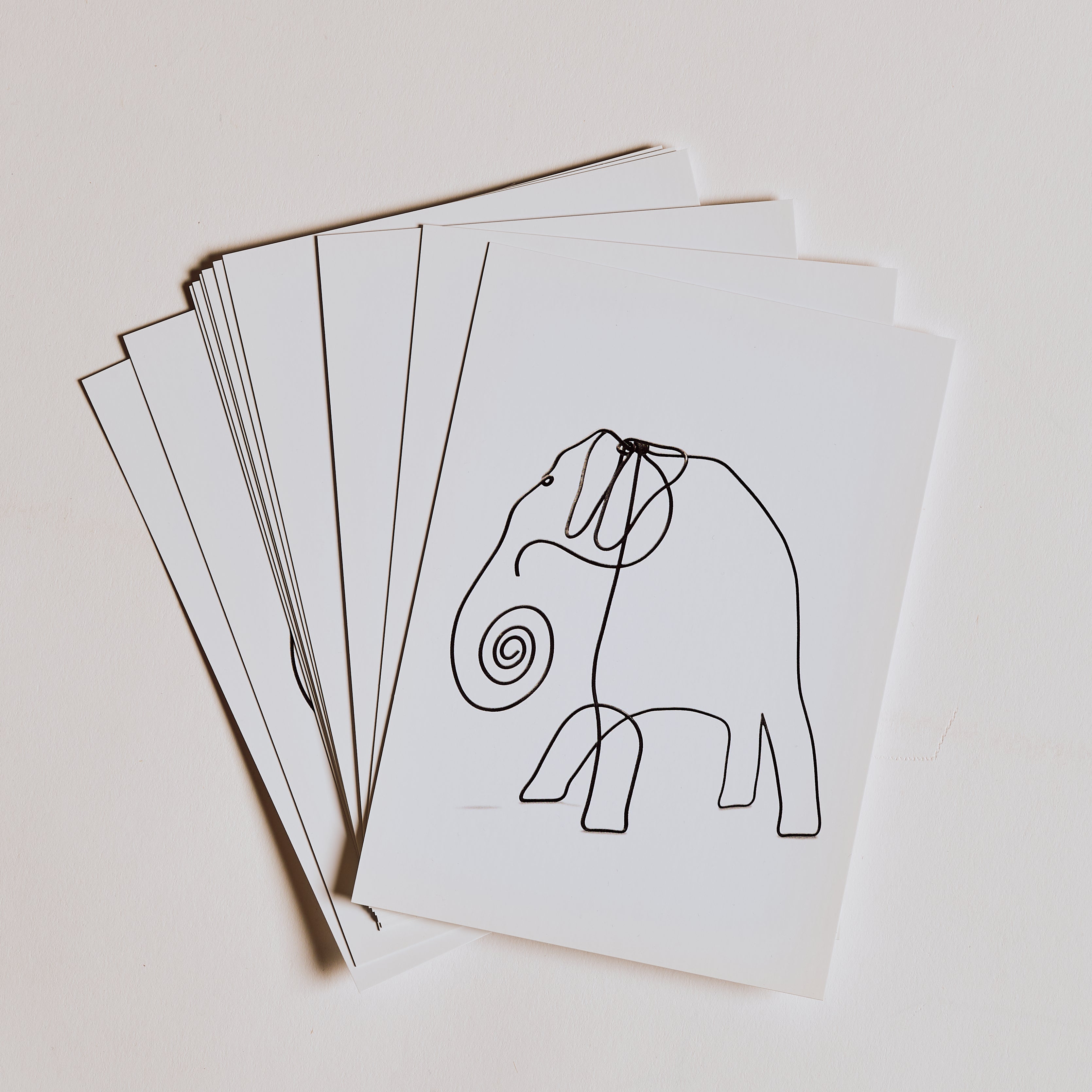 Elephant Post Card