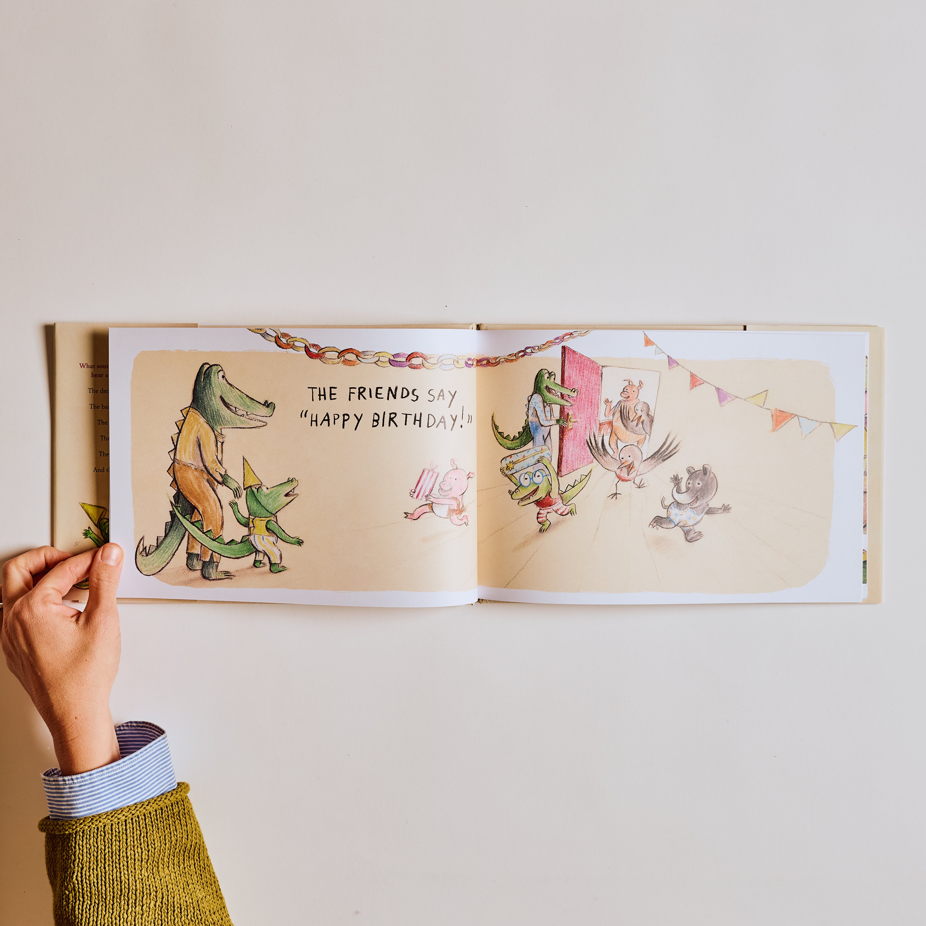 What Does Little Crocodile Say at the Birthday Party?