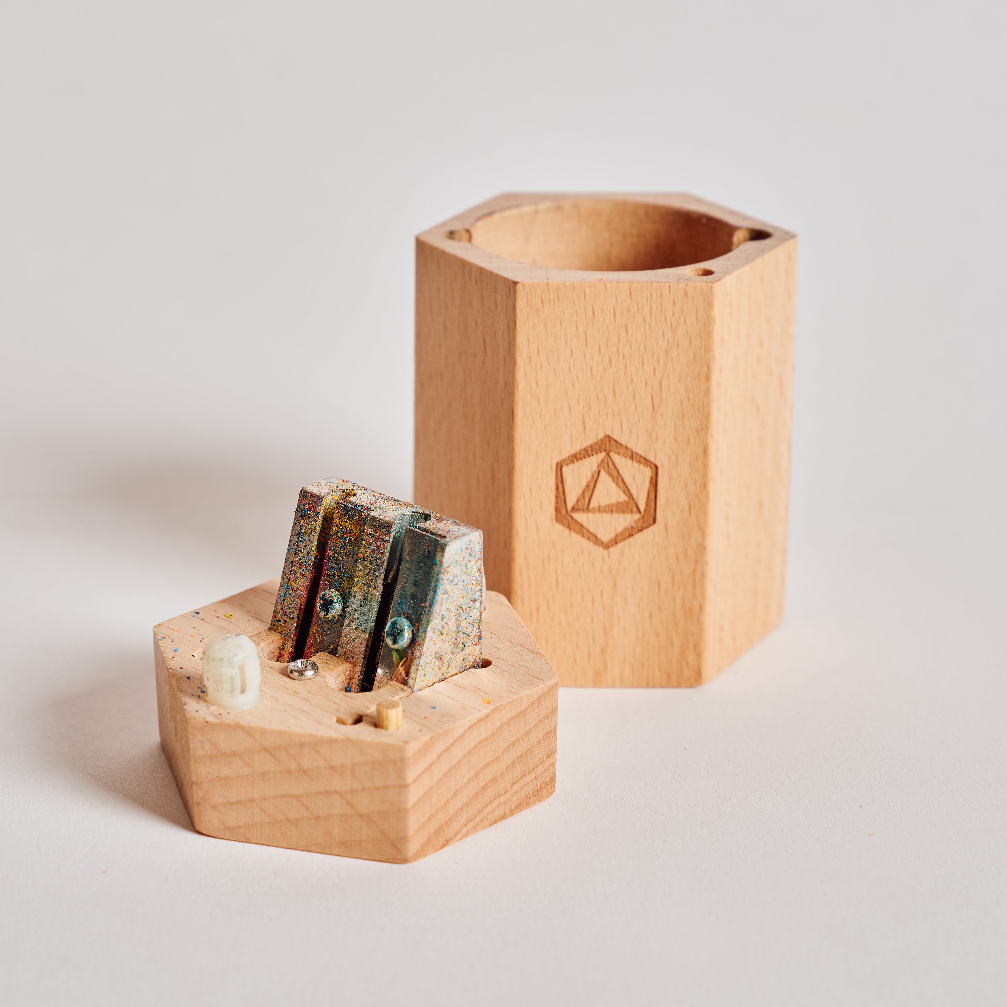 Stockmar Dual Pencil Sharpener FSC Lime Wood