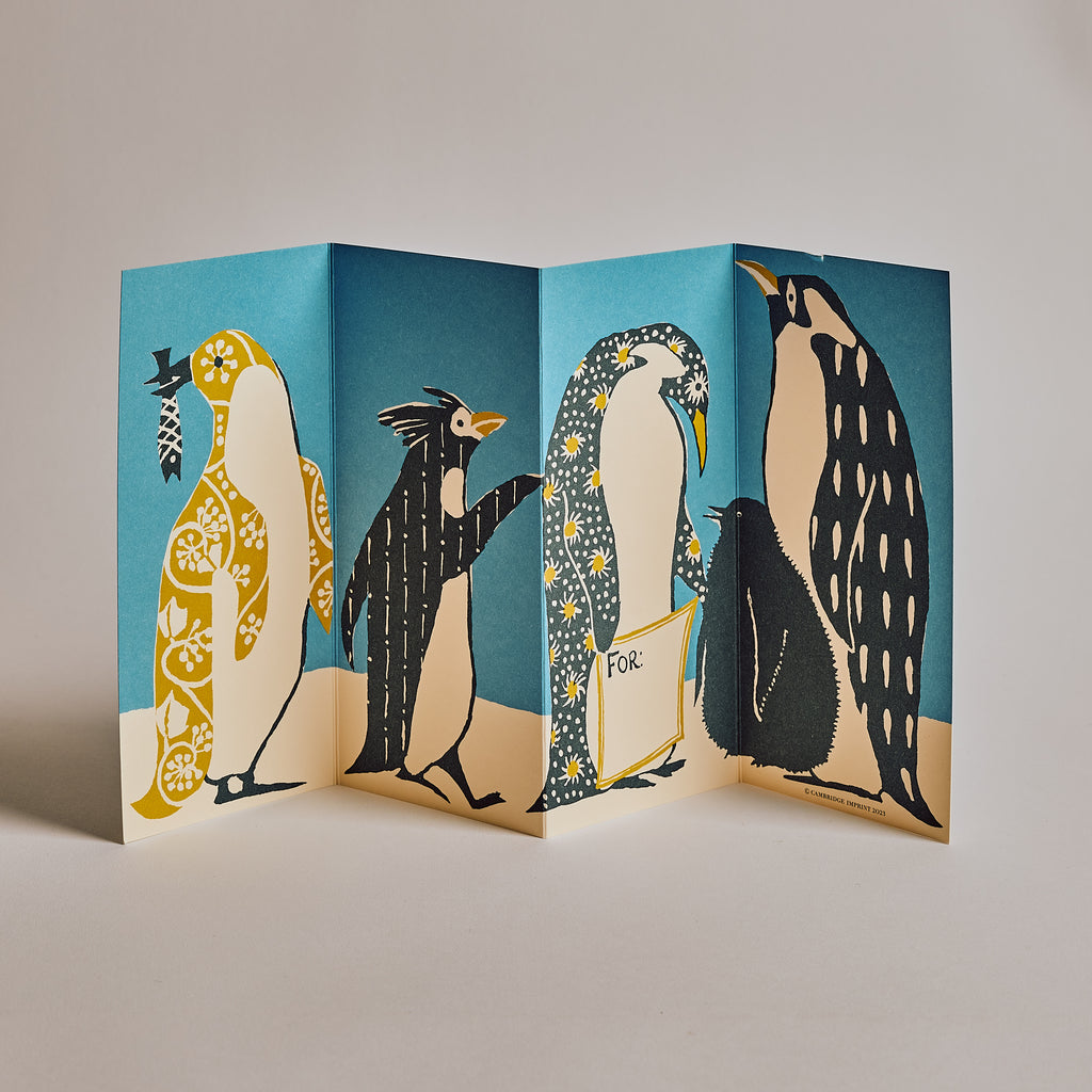 Penguins in Kimonos Card