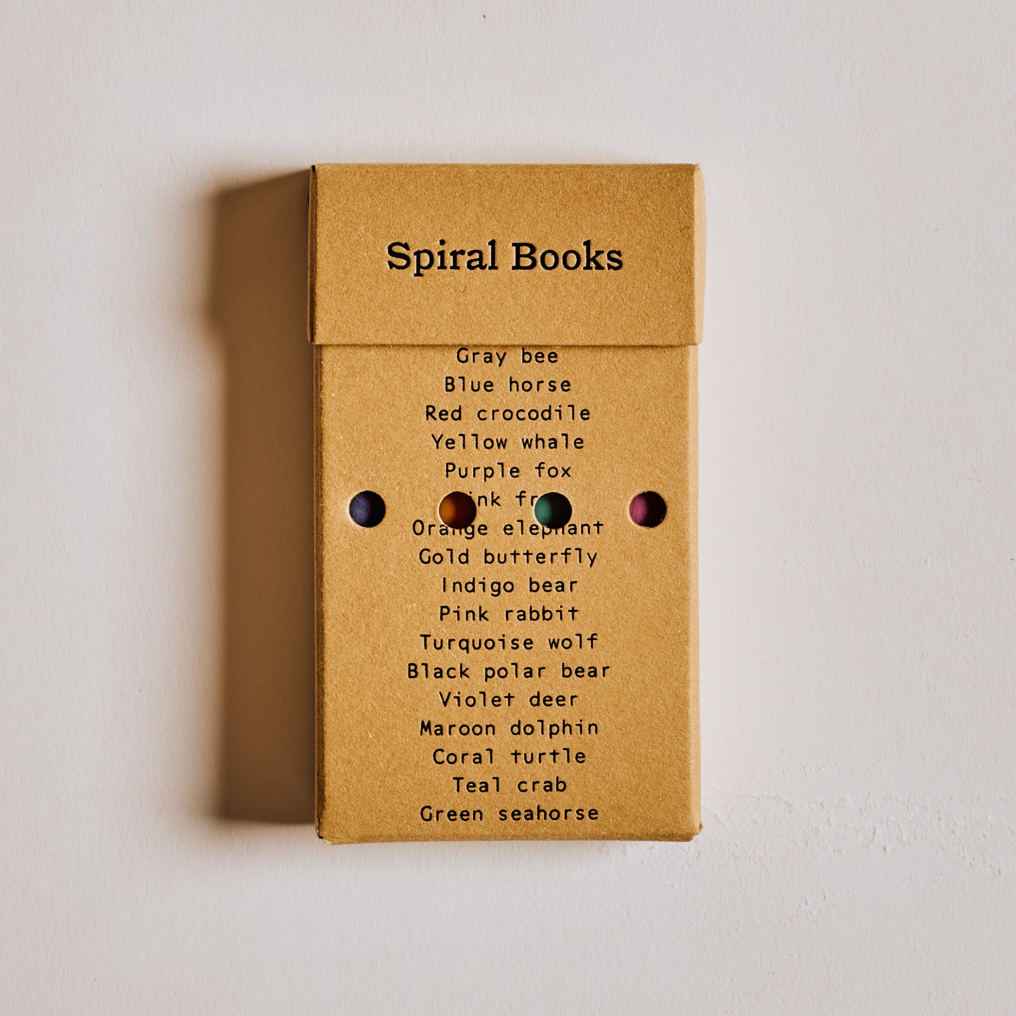 Spiral Books Crayons