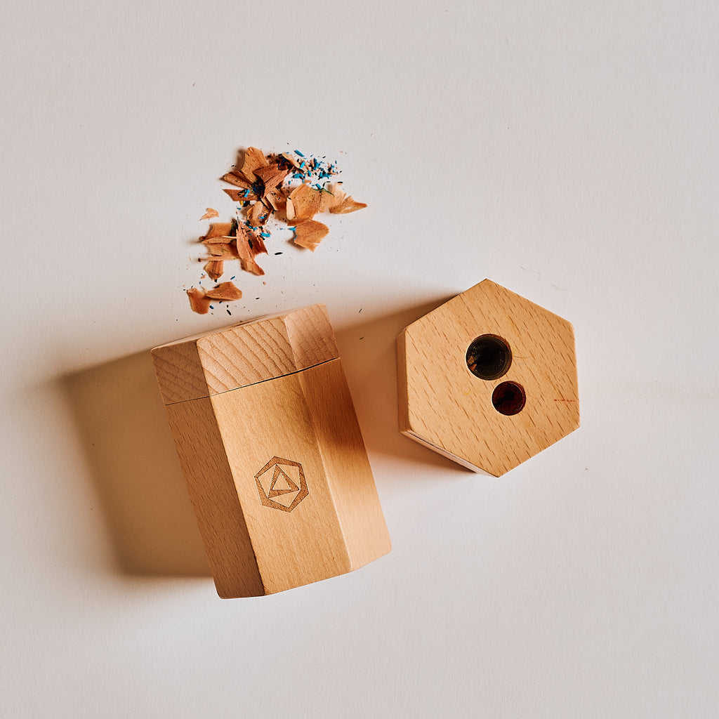 Stockmar Dual Pencil Sharpener FSC Lime Wood