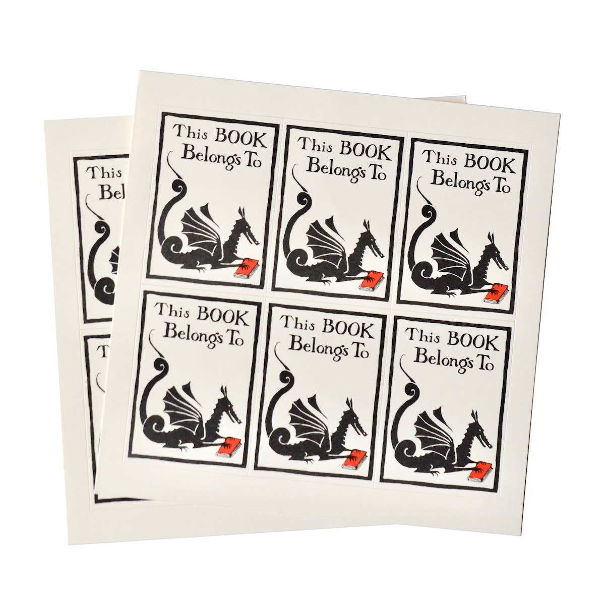 Twelve Bookplates Dragon